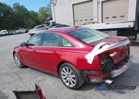2013 Audi A6 3.0T Premium z USA, uszkodzony, nr VIN WAUGGAFC5DN045748